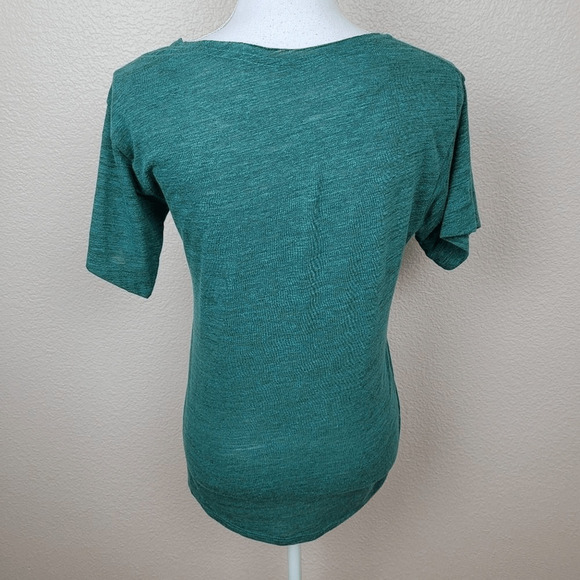 Chelsea & Violet Green Owl Foil Print Tee Medium (2597) - Picture 2 of 6